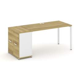 Стол рабочий Concept CN.SP-219 Металл белый